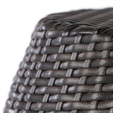Outdoor Wicker 14.00" Patio Side Table 60746.00MBN