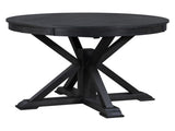 Retro Functional Extendable Dining Table with a 12" Leaf for Dining Room and Living Room 81642106