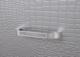 1pc Modern Nine Drawer Dresser Mirror Accents Chrome Hardware Faux Crystal Accent Silver B2741P326189