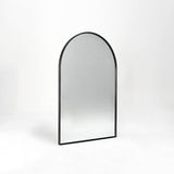 ZNTS Black 20x30 INCH Metal Arch Barhroom mirror 05906160