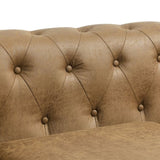 Classic Traditional Living Room Upholstered Sofa with high-tech Surface/ Chesterfield Tufted W1708141947