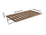 Modern Wall Bathroom Storage Shelves with 2 Mounting Brackets T3785P396521