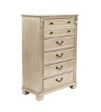 Antique Silver 1pc Chest Of Drawers Storage Bedroom Furniture Traditional Classic Style Chest B011P238882