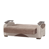 PrimeNest Yalise Collection Upholstered Convertible Loveseat with Storage B030P305113