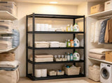 3000 lbs Storage Shelves, 5 Tier Garage Shelving, 24" D x 48" W x 72" H Adjustable Metal Shelves for 59482720