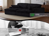 Double Chaise Lounge Chair Indoor,Oversized Upholstered Sleeper Cloud Couch,Deep Seat Luxury Sofa 36926100