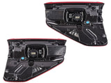 Pair Left & Right Side Rear LED Tail Lights Brake Lamp with Blind Spot Replacement for 2021-2013 73800651