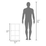 Medicine Cabinet 28.6" H, with 1 Door and 3 Shelves, White B097P250857