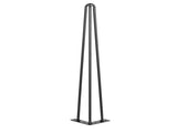 20 Inch Hairpin Desk Legs Black Set of 4 3 Rod Design 880 lbs Load Capacity Carbon Steel Heavy Duty 97598702