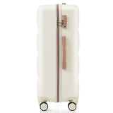 Luggage Sets 4 Piece, ABS Durable Suitcase with Travel Bag, Cup Holder, ABS Hard Shell Luggage with N726P296017R