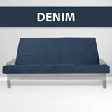 Memory Foam Infused Futon Mattress Full XL Washable Removable Cover, Heavy-Duty Zipper, Thick B181P351988