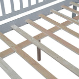 Full Size Daybed Wood Bed with Two Drawers, Gray WF301868AAE