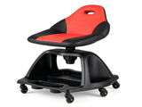 360&deg Swivel Rolling Mechanic Stool with Hollow Cutout Backrest, Under Seat Tool Tray 6 Universal 31051206