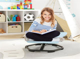 Kids Sensory Swivel Chair 360&deg Spin, 220lbs Capacity, Elephant Design, PP/Metal, Anti-Slip Pads 58299811