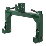 ZNTS 3 Pt Quick Hitch Adapter For Category 1 & 2 W/ Adjustable Bolt Tractor 3000lb,Green 72514488