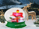 4 Feet Christmas Inflatable Snow Globe Christmas Decoration 81776409