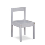 Gibson 3-Piece Dry Erase Kids Table & Two Chair Set, Gray B022P174725