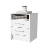 Philadelphia Nightstand, Two Drawers, Concealed Shelf B128P148787