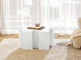 Puzzle Art Side Table, Modular Concave Edge MGO Table - Buy Singles or Combine for Custom Layouts, N770P347932W