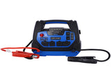 Rechargeable Jump Starter for Gas Diesel Vehicles - 1800 Amps with Air Compressor and AC, 12V DC, W46582326