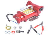 High Flow 10 GPM 12V DC Fuel Transfer Pump Red for Trucks Tractors Transfer of Gasoline Diesel 10804188