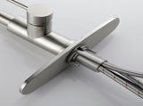 Single Handle High Arc Pull Out Kitchen Faucet,Single Level Stainless Steel Kitchen Sink Faucets 57490800