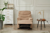 Manual Recliner Chair with Pillow Top Arms for Bedroom and Living Room in Mocha Finish B205P327485