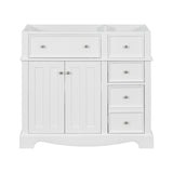 36'' Bathroom without Basin Sink, Solid Wood Frame Bathroom Storage Cabinet, Freestanding GL-N710P184833K