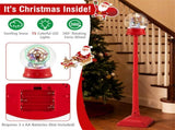5 Ft Christmas Streetlamp Decor 360&deg Rotating Ferris Wheel , 15 Colorful LEDs, 8 58502355