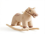 Kids Rocking Horse with Realistic Sounds, Baby Rocker for Boys & Girls with Anti-Tip Limiters 99068688