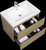 30" Floating Bathroom Vanity with Sink, Modern Wall-Mounted Bathroom Storage Vanity Cabinet with W1573P152696