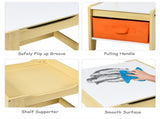 2-in-1 Kids Activity Table and Chairs Set, Double-Sided Whiteboard & Blackboard, with Hidden 74044351