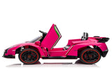 Lamborghini Poison Small Dual Drive 12V 4.5AH with 2.4G Remote Control Sports Car Pink 61417908