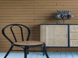 Set of 2, 15.5x20.5x35.5" Black Rattan Dining Chair W2078P251032
