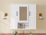 36'' Medicine Cabinet, Wall Mounted Bathroom Storage Cabinet, Modern Bathroom Wall Cabinet with N725P346902K