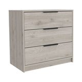 Kaia 3 Drawers Dresser, Superior Top -Light Gray B07091878