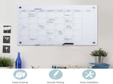 35 "x23" Calendar Planner Dry Wipe Wall Calendar with 4 Marks and 1 Eraser 52956456