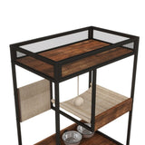 ZNTS Cat Litter Box Enclosures with Cat Tree Tower, Cat Furniture ,Cat Cabinet W1687106558