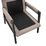 Kelly Mid-Century Modern Chenille Upholstered Accent Armchair, Grey T2574P240947