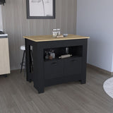 Arlet Kitchen Island Two Door Cabinet and Shelf B070P173165