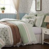 9 Piece Cotton Percale Comforter Set Cal King B035P294111