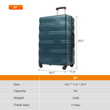 ZNTS Merax with TSA Lock Spinner Wheels Hardside Expandable Travel Suitcase Carry on PP303957AAM