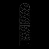 2 Pack Metal Garden Trellis 86.7" x 19.7" Rustproof Trellis for Climbing Plants Outdoor Flower W1586P268066