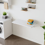 Laundry Room Folding Table Wall Mounted Folding Table for Small Spaces,Fold Down W3226P325708