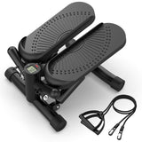 ZNTS Steppers for Exercise - Mini Stair Stepper Machine with Resistance Bands 330lbs Twist Stepper 51886384