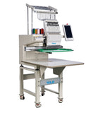 Commercial Embroidery Machine with 15 Needles 13" x 20" LCD Embroiderer Pattern for Cap Hat T-Shirt W1883P200236