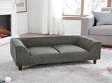 Pet sofa with backrest and armrests, modern rectangular pet sofa suitable for small and medium dogs, 14730557