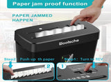 Paper Shredder for Home- 10-Sheet Cross Cut with 3.43-Gallon Basket - P-4 Security Level - 3-Mode 63668393