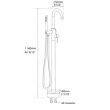 Freestanding Bathtub Faucet with Hand Shower W1533125162