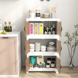Stackable Storage Boxes Bins with Lockable Casters 25.5" x 16 x 43.5 12927087
